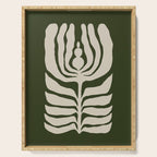 Night Bloom - Green Serving Tray Gallery Image 1