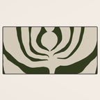 Night Bloom - Green Desk Mat Gallery Image 3
