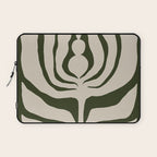 Night Bloom - Green Laptop Sleeve Gallery Image 1