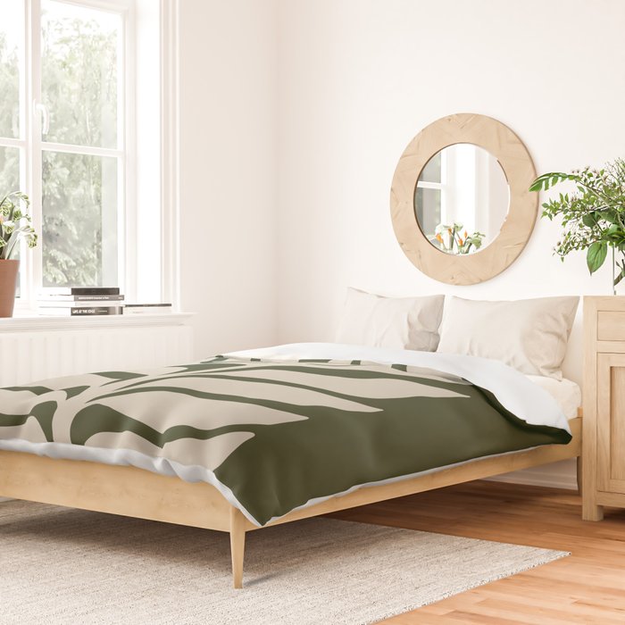 Night Bloom - Green Duvet Cover Gallery Image 2