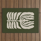 Night Bloom - Green Outdoor Rug Gallery Image 1