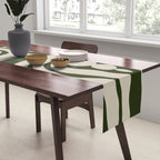 Night Bloom - Green Table Runner Gallery Image 2