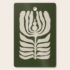 Night Bloom - Green Cutting Board Gallery Image 1