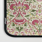 William Morris Vintage Lodden Rose Pink Thyme Green Floral Pattern Laptop Sleeve Gallery Image 3