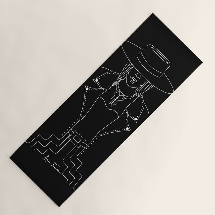 Lady Outlaw Yoga Mat Gallery Image 1