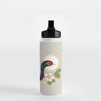 Snake and flowers 2 Water Bottle Gallery Image 2