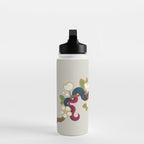 Snake and flowers 2 Water Bottle Gallery Image 3