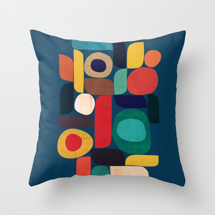 Miles and miles Throw Pillow Gallery Image 1