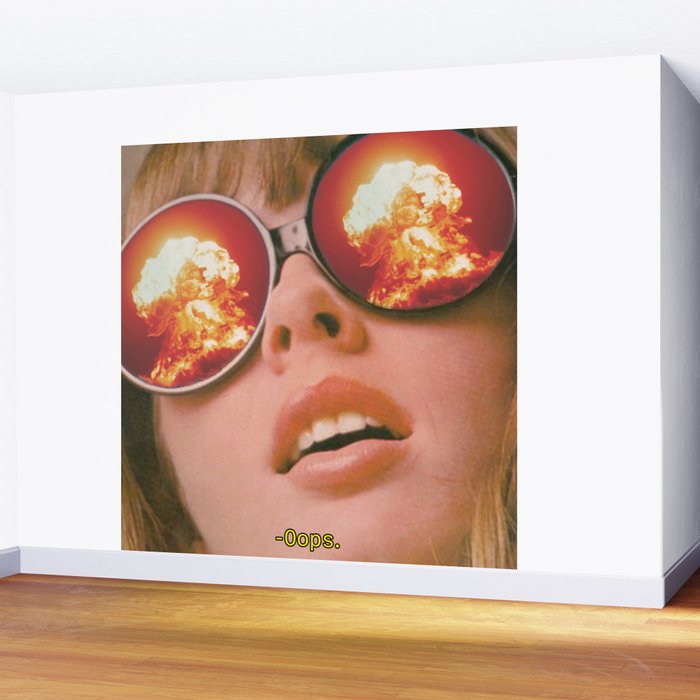 Oops Wall Mural Gallery Image 2