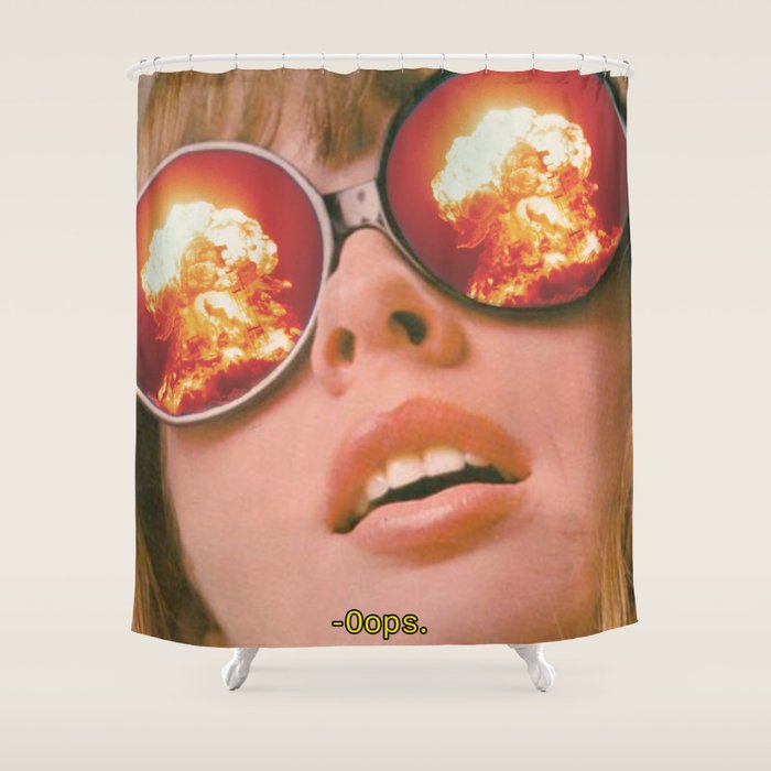 Oops Shower Curtain Gallery Image 1