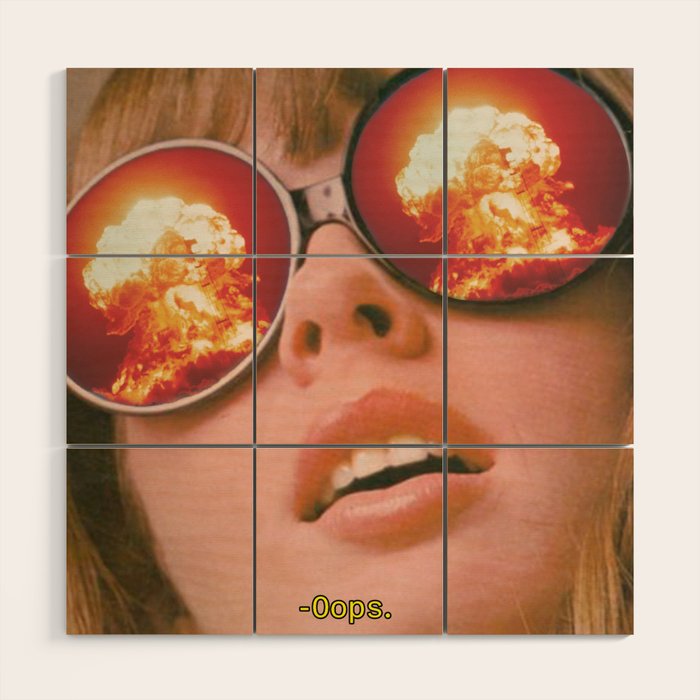 Oops Wood Wall Art Gallery Image 1