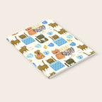 Cream Hanukkah Cats Notebook Gallery Image 2