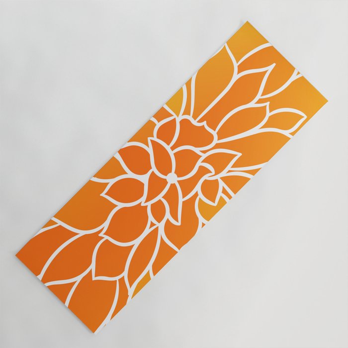 Floral Sunshine Flowery Art Yoga Mat Gallery Image 1