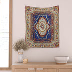 Wonderfully Detailed Persian Rug Oriental Victorian Style Carpet Design Wall Tapestry Gallery Image 2