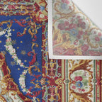 Wonderfully Detailed Persian Rug Oriental Victorian Style Carpet Design Wall Tapestry Gallery Image 3