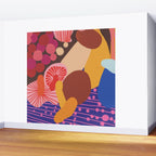 Mushroom abstract pattern Wall Mural Gallery Image 2