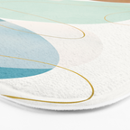 Soft Abstract Shapes 16 Bath Mat Gallery Image 3