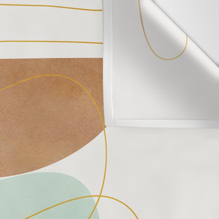 Soft Abstract Shapes 16 Wall Tapestry Gallery Image 3