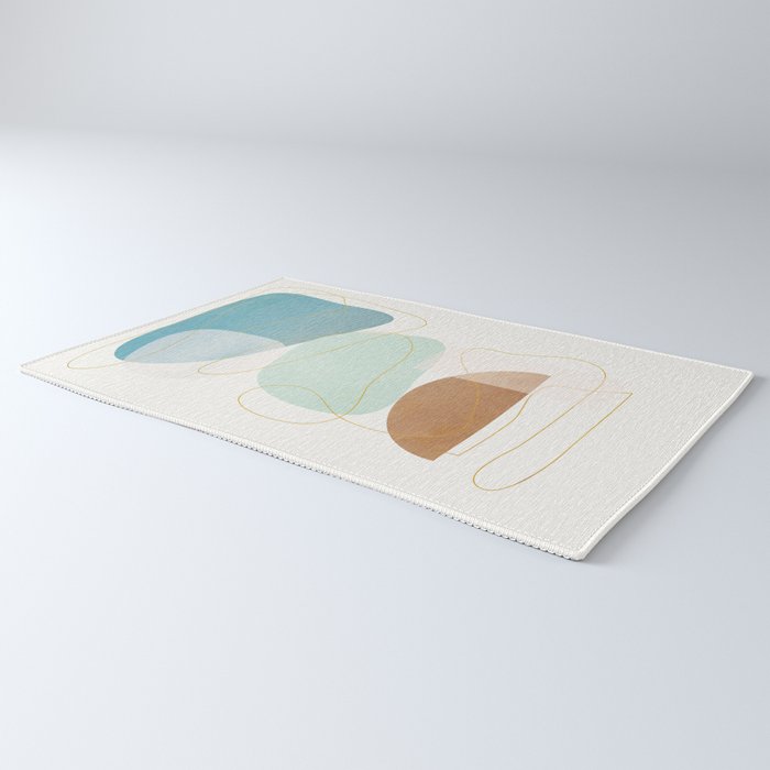 Soft Abstract Shapes 16 Rug Gallery Image 3
