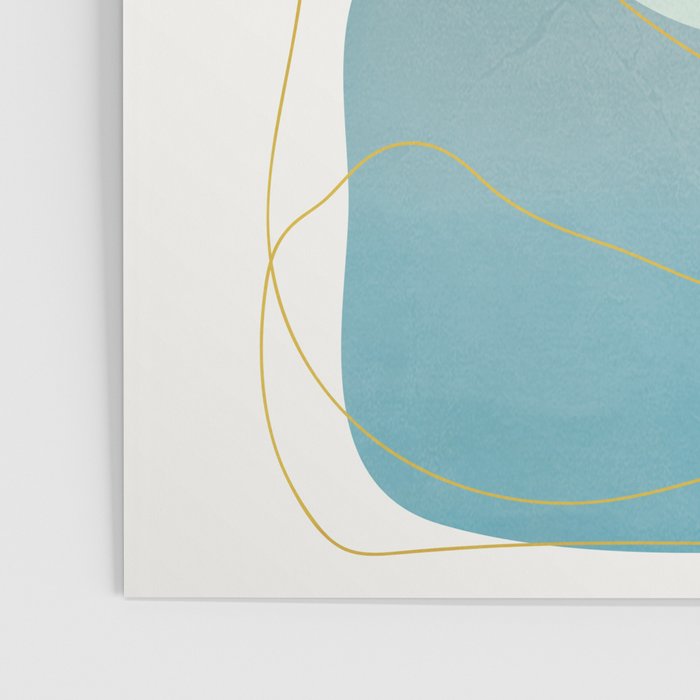 Soft Abstract Shapes 16 Poster Gallery Image 3