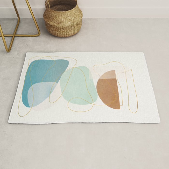 Soft Abstract Shapes 16 Rug Gallery Image 1