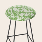 Floral Pattern: Forest Green Edition Stool Gallery Image 2