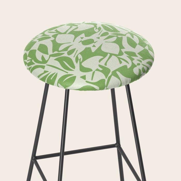 Floral Pattern: Forest Green Edition Stool Gallery Image 2