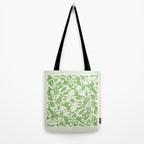 Floral Pattern: Forest Green Edition Tote Bag Gallery Image 2