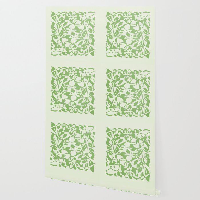 Floral Pattern: Forest Green Edition Wallpaper Gallery Image 2