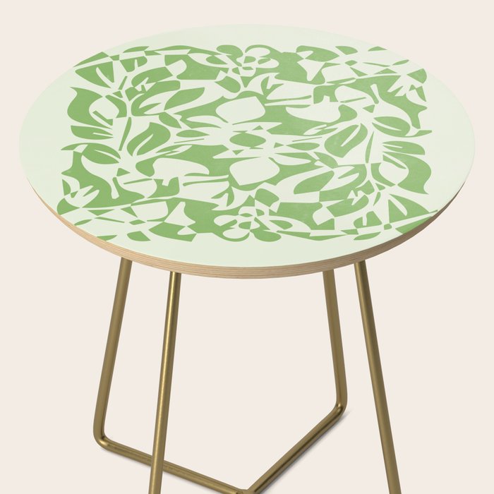Floral Pattern: Forest Green Edition Side Table Gallery Image 2