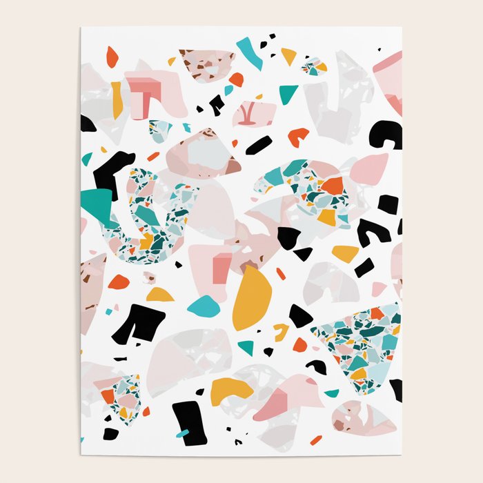 Mixed Mess I. / Collage, Terrazzo, Colorful Poster Gallery Image 4