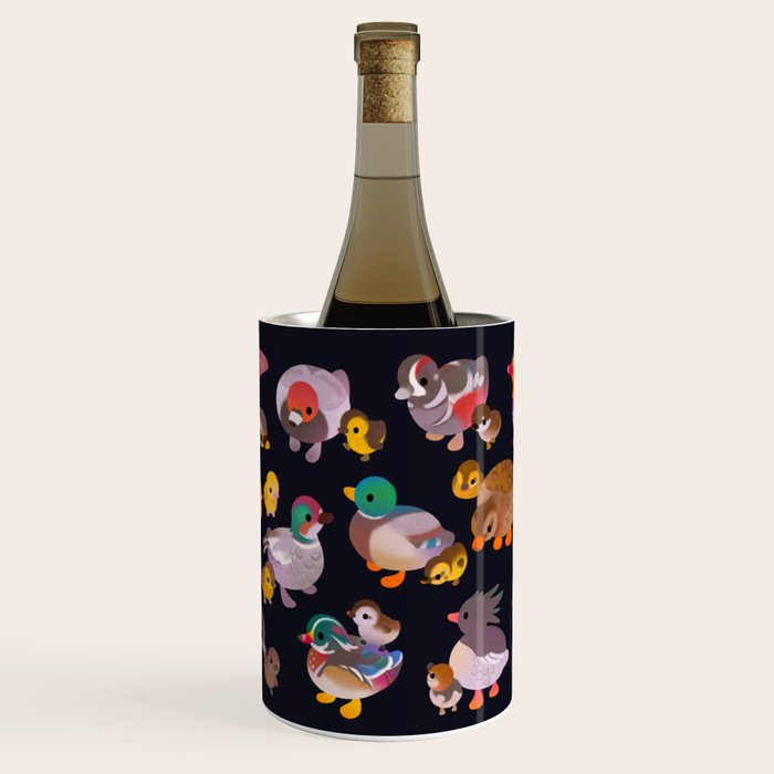 Duck and Duckling - dark Wine Chiller Gallery Image 1