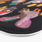 Duck and Duckling - dark Bath Mat Gallery Image 3