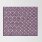 Bows & Ribbons Pattern XXXVI Lavender Purple Throw Blanket Gallery Image 2