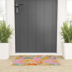 60's Retro Floral Welcome Mat Gallery Image 3