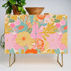 60's Retro Floral Credenza Gallery Image 1