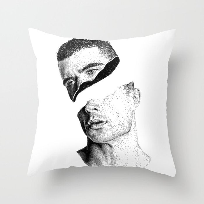 Walter 2 - Nood Dood Throw Pillow Gallery Image 6