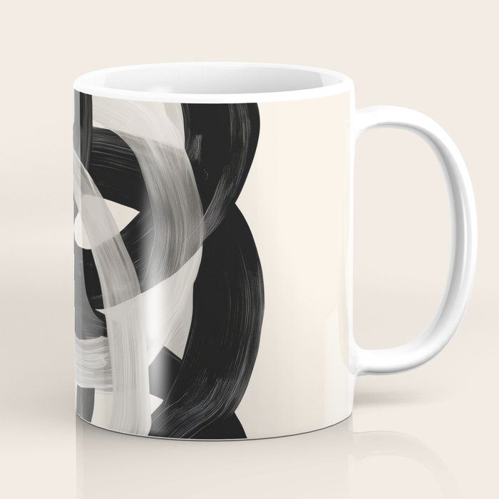 Interwoven Lines Abstract Art 2 Coffee Mug Gallery Image 1