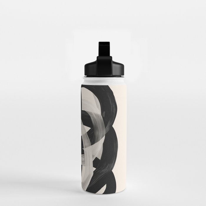 Interwoven Lines Abstract Art 2 Water Bottle Gallery Image 2