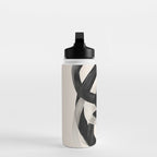 Interwoven Lines Abstract Art 2 Water Bottle Gallery Image 3