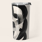 Interwoven Lines Abstract Art 2 Travel Mug Gallery Image 2
