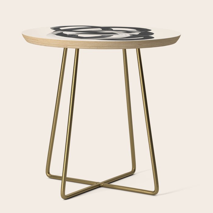 Interwoven Lines Abstract Art 2 Side Table Gallery Image 1