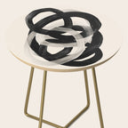 Interwoven Lines Abstract Art 2 Side Table Gallery Image 2