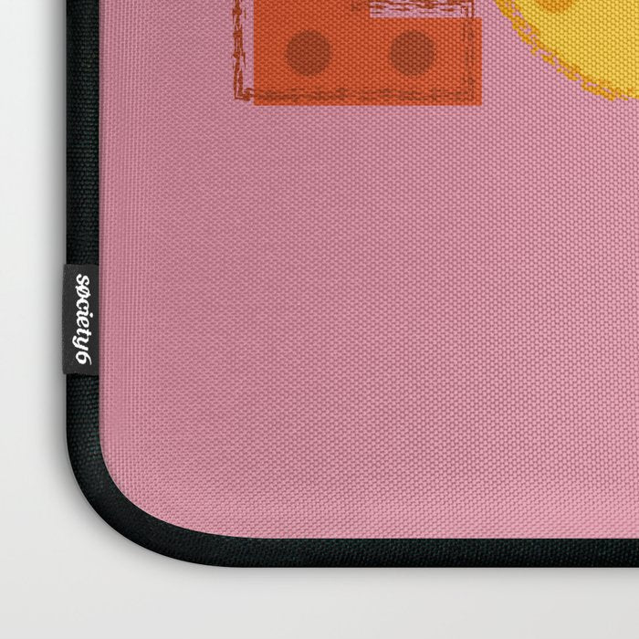 Happy LOVE - typography Laptop Sleeve Gallery Image 3