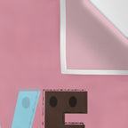 Happy LOVE - typography Wall Tapestry Gallery Image 3