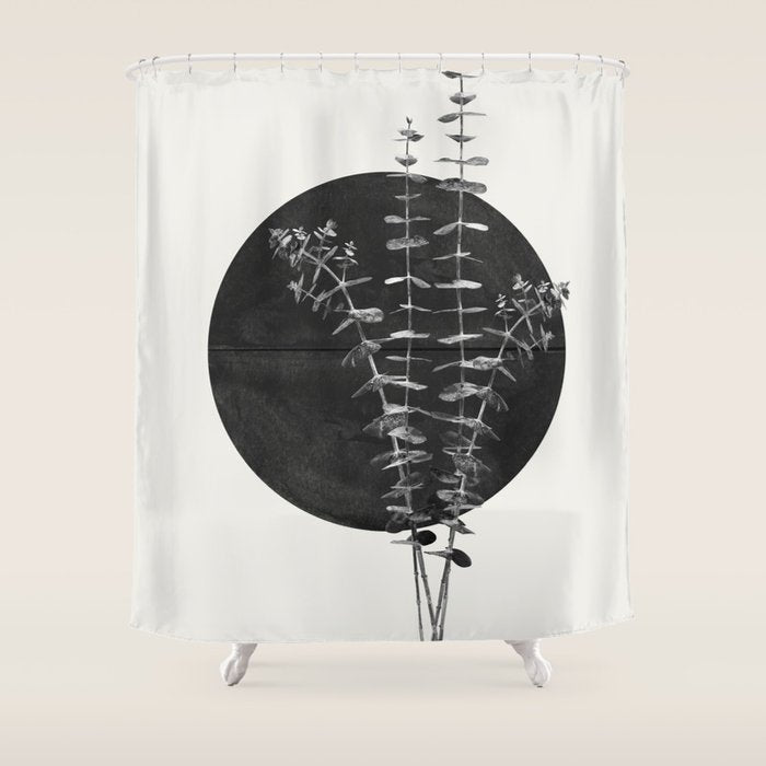 Nature Circle Art Shower Curtain Gallery Image 1