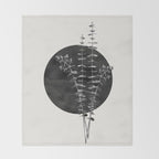 Nature Circle Art Throw Blanket Gallery Image 2