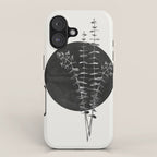 Nature Circle Art iPhone Case Gallery Image 1