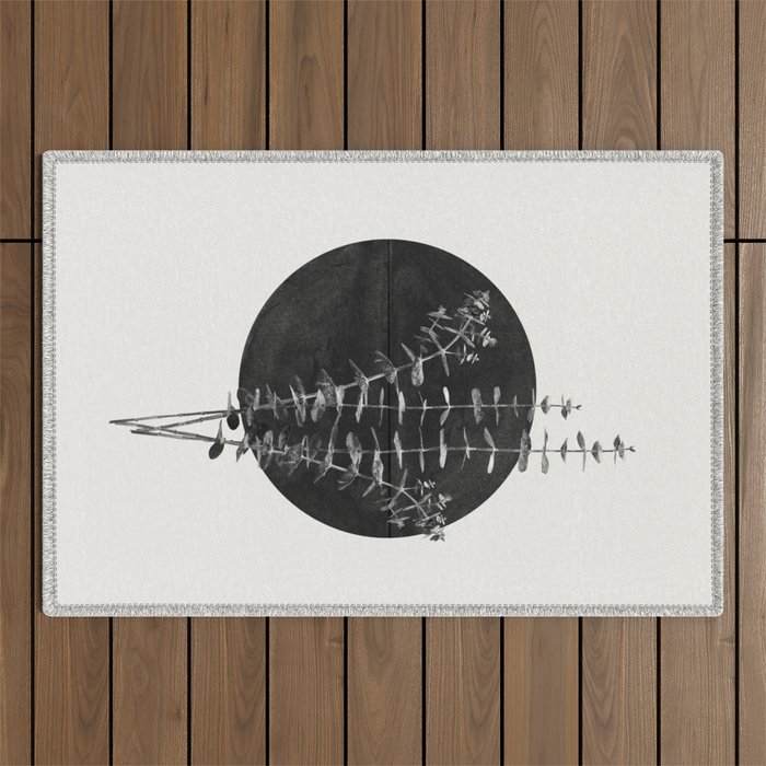 Nature Circle Art Outdoor Rug Gallery Image 1