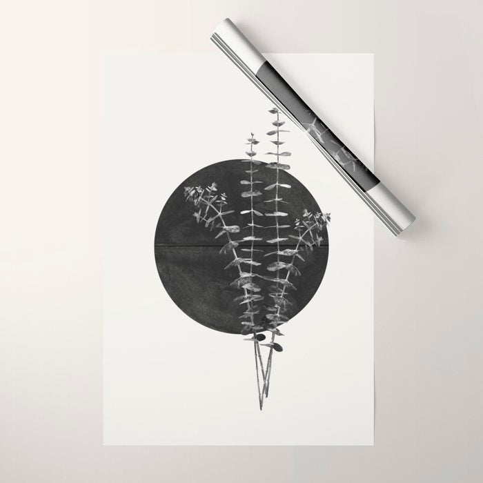 Nature Circle Art Wrapping Paper Gallery Image 1